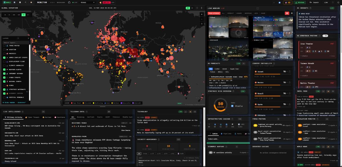 WorldMonitor: Integrating Cyber Threat Intelligence Into Geospatial Analysis